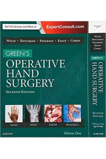 Green's Operative Hand Surgery 2-Volume Set 7th Edition. Scott W. Wolfe William C. Pederson Scott H. Kozin Mark S Cohen