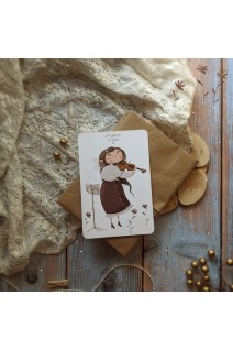 Листівка: З музикою в серці. Скрипка
