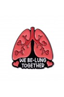 Брошка. Легені. We Be-Lung Together