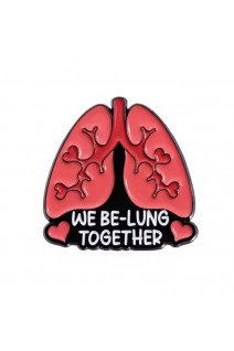 Брошка. Легені. We Be-Lung Together