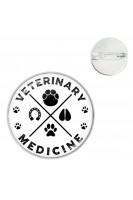 Брошка. Значок. Ветеринарна медицина. Veterinary Medicine