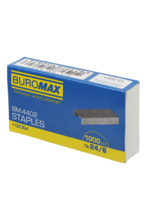 Скоби №24/6 Buromax BM.4402 1000 pcs