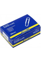 Скріпки 28мм 100 шт. круглі 5005 Buromax нікель