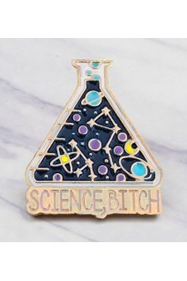Брошка. Значок. Science Bitch