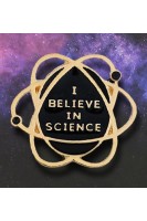 Брошка. Значок. I Believe in Science