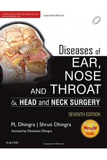 Diseases of Ear Nose and Throat & Head and Neck Surgery. 7th Edition (БУ). Pl Dhingra Shruti Dhingra