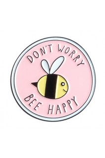 Брошка. Бджілка. Don't Worry Bee Happy