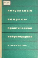 Актуальные вопросы практической нейрохирургии (БУ). Самотокина Б.А.