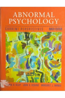 Abnormal Psychology: Current Perspectives (БУ). Lauren B. Alloy