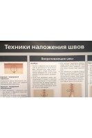 Плакат ТЕХНИКИ НАЛОЖЕНИЯ ШВОВ  84х59 см