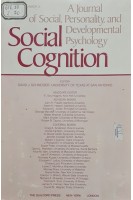 Social Cognition. A Journal of Social Personality and Developmental Psychology. Vol. 5. Number 3 (БУ). David J. Schneider 