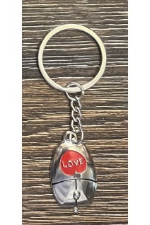 Брелок. Миша комп'ютерна з написом «LOVE»