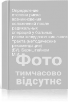 Определение степени риска возникновения осложнений после радикальных операций у больных раком желудочно-кишечного тракта (методические рекомендации) (БУ). Бернштейном М.И.